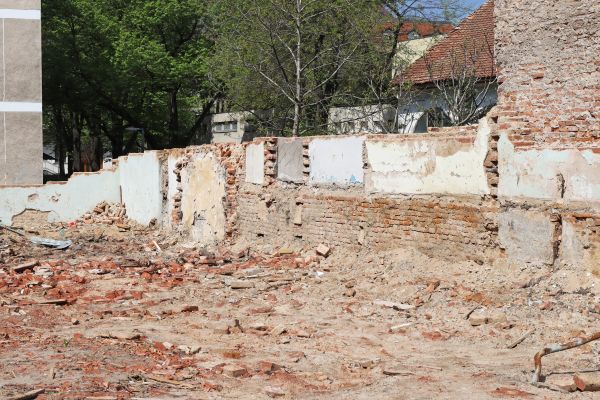 Brick Wall Demolition in Tempe