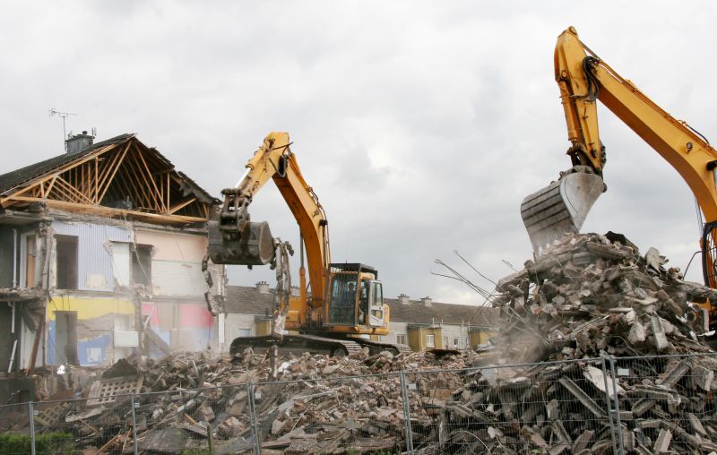 Heavy Machinery in Demolition